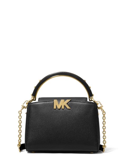 Karlie Small Pebbled Leather Crossbody Bag.